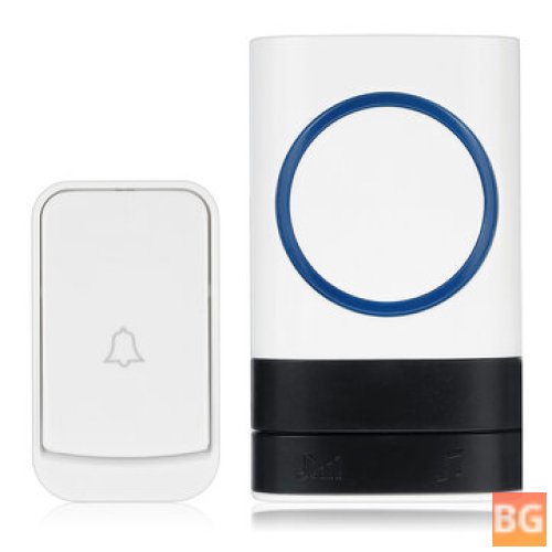 200m Transmission Wireless Doorbell with Ringtones and 45 Songs