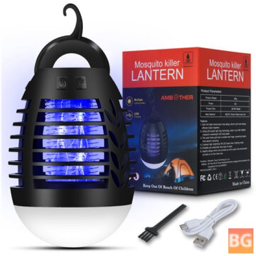 5W Mosquito Killer Lamp - USB Rechargeable & Waterproof