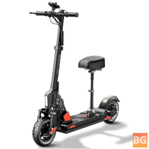 BOGIST C1 Pro - 13Ah 48V 500W 10inch Folding Moped Electric Scooter - 40-45KM Mileage Range - 150KG Max Load withRemovable Seat