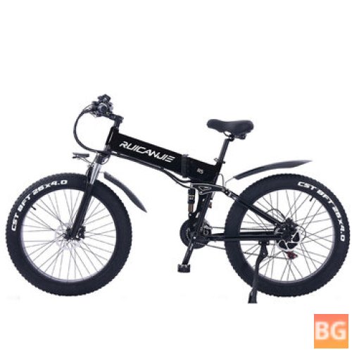 Electric Bicycle - RUICANJIE R5 48V 12.8AH 1000W SpokeWheel 26x4.0inch