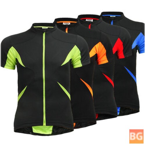 Women's Cycling Jersey with Breathable Material