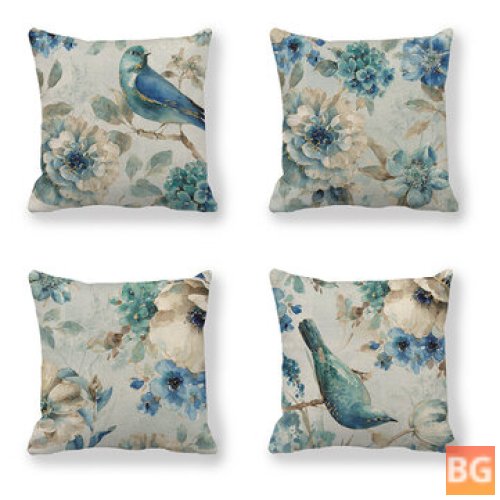 Linen Decorative Pillow Set