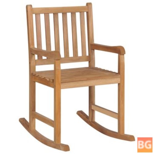 Rocking Chair with Teak Wood