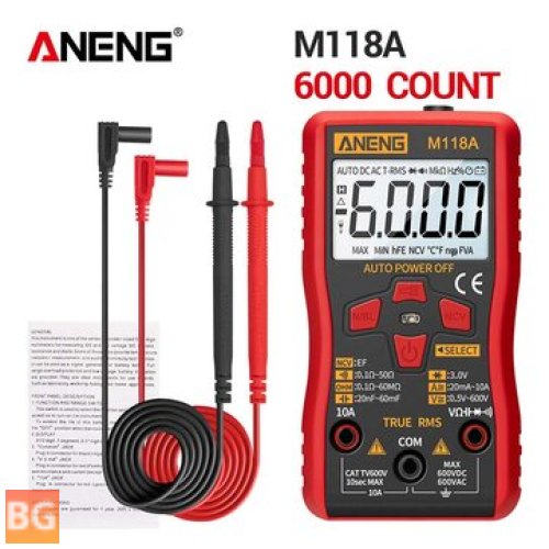 ANENG Mini True RMS Multimeter with NCV and Flashlight