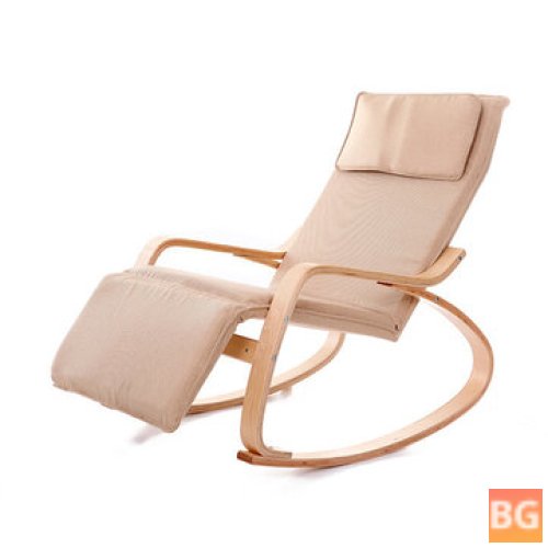 Waterproof Rocking Chair with 5-Way Foot Section Capacity - 180 KG