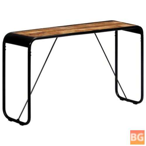 Mango Wood Wall Table with140x35x76 cm Size