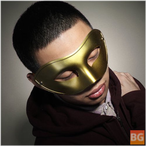 Venetian Masquerade Half Mask for Men