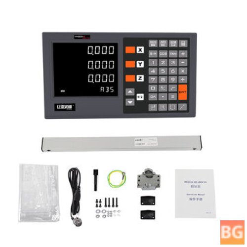 YIHAOHD YH LCD 2/3 Axis Grating CNC Milling Digital Readout Display DRO / KA300 5?m TTL 70-970mm Electronic Linear Scale Encoders Lathe Tool