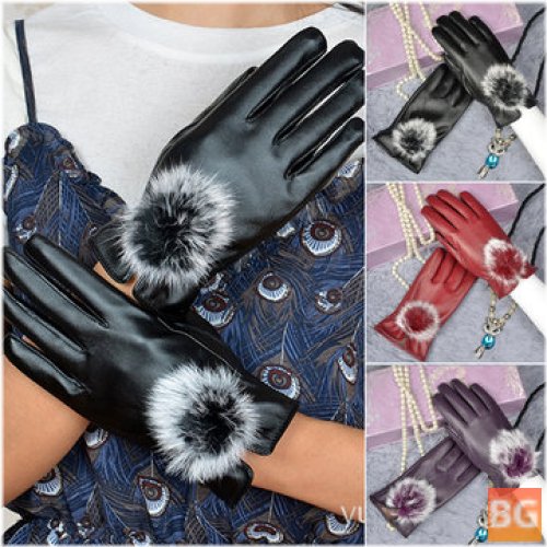 Snowboard Gloves with Thermal Leather