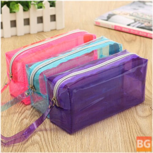 Toiletry Bag with Zipper and Cosmetic Pouch
