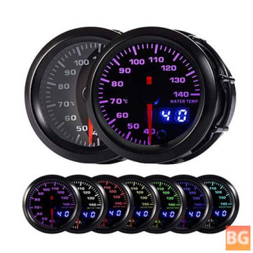 Car LED Gauge with Turbo Boost EGT and Water Temperature
