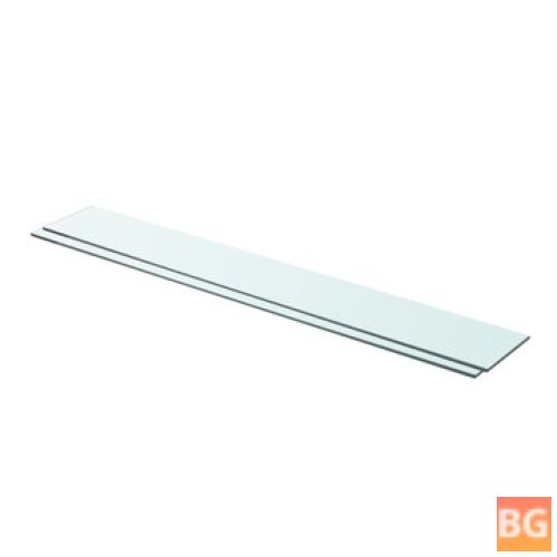 Shelves for Home - 2 pcs Panel Glass Clear 35.4