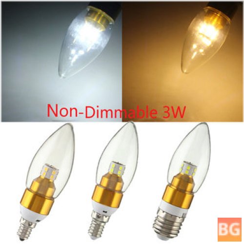 Golden Light Bulb - E12/E14/E27 - White/Warm White 85-265V