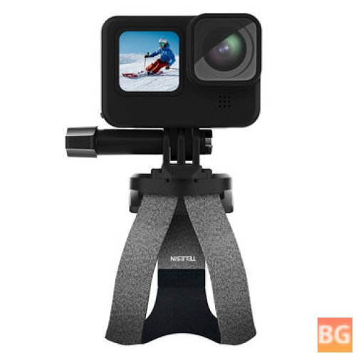 360-Degree Panoramic Black Camera Mount for Gopro Hero 8 7 6 3 4