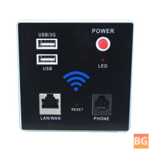 2.4GHz Wifi Router - Wall-embedded Wireless AP Repeater