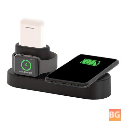 4 in 1 Qi Wireless Charger Station for Smartphones/iPad/Apple AirPods