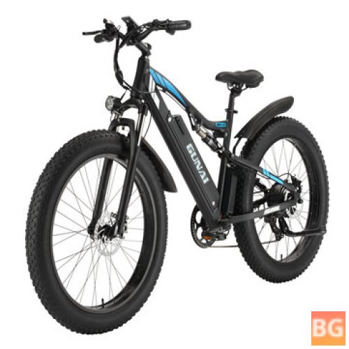 Gunaix MX03 1000W 48V 17AH 26inch Electric Bicycle - 40-50KM Mileage Range