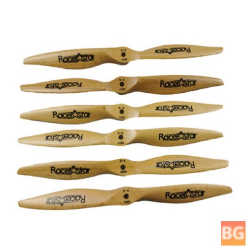Beechwood Propellers for RC Airplanes - 10 Inch x 4 x 5 x 6