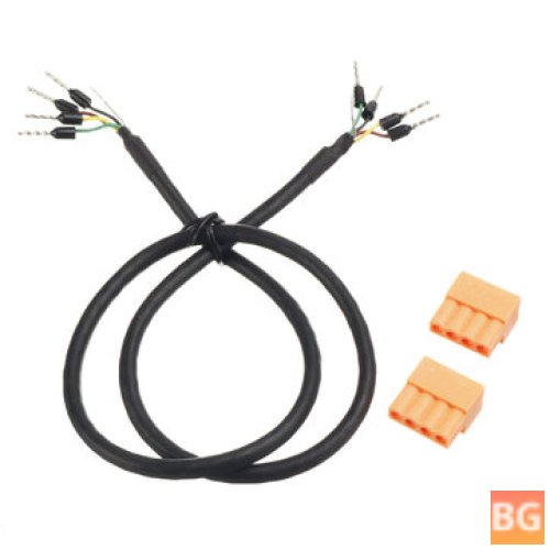 M5Stack 24AWG 4-Core Twisted Pair Shielded Cable RS485 RS232 CAN Data Communication Line 0.25M