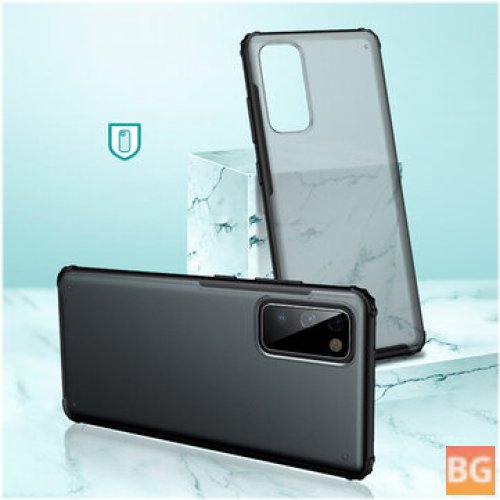 POCO M3 Back Cover with Four-corner Bumpers - Translucent Matte