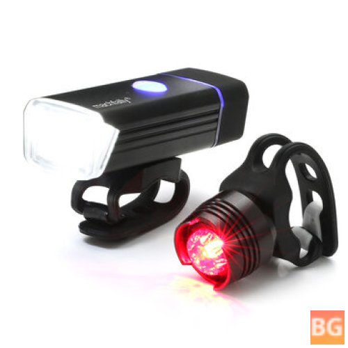 Bicycle Light Set with Tail Lights - Portable Outdoor Cycling Light