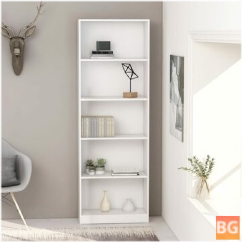 Book Cabinet - White - 23.6