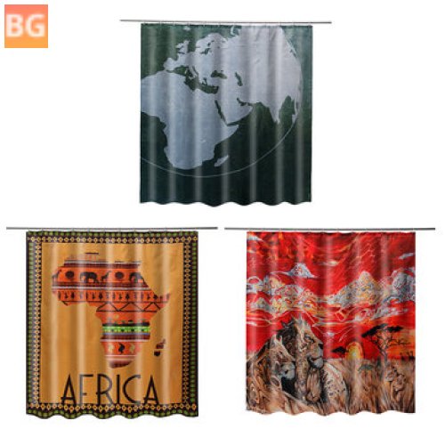 African Style Toilet Mats with Non-Slip Feet