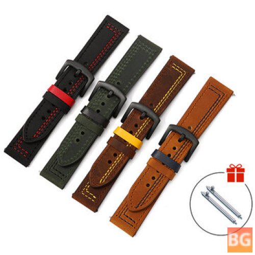 Genuine Leather Watch Band for Samsung Galaxy Watch 3