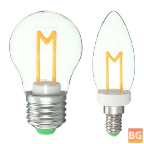 Warm White LED Light Bulb - Edison M Shape