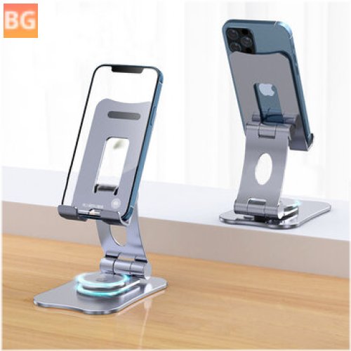 360-Degree Rotating aluminum alloy Desktop Phone/Tablet Stand for Portable Use