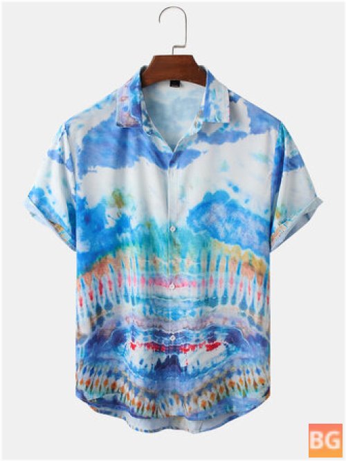 Casual Shirts with Holiday Tie Dye Patterns
