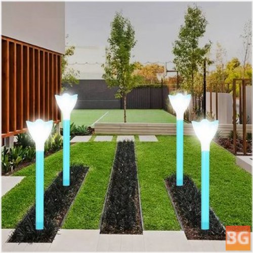 LED Solar Power Garden Path Light Lamps - Lawn Road Patio Outdoor