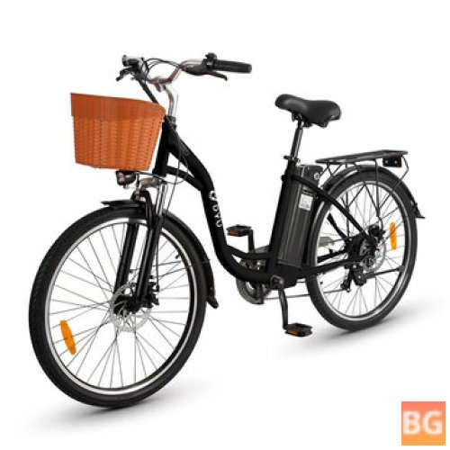 Electric bicycle with 36V, 12.5Ah, 300W, 26in, 50km/h top speed, and 120kg payload