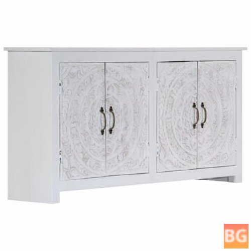 Wooden Sideboard with Doors and Drawers - 140x30x70 cm