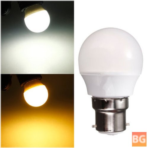 Warm White Globe Light Bulb with 8 SMD 2835 LEDs
