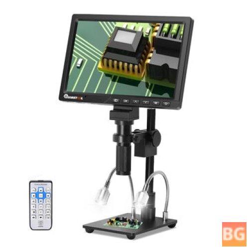 HD Video Microscope with C Mount Lens and Metal Stand