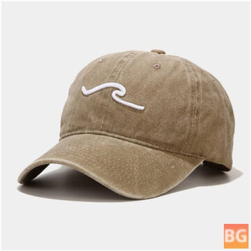 All-Match Baseball Cap with Stereo Embroidery Pattern