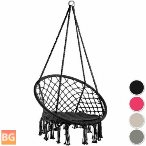 Hanging Chair with Tassels - Deluxe Swing Capacity - 120kg