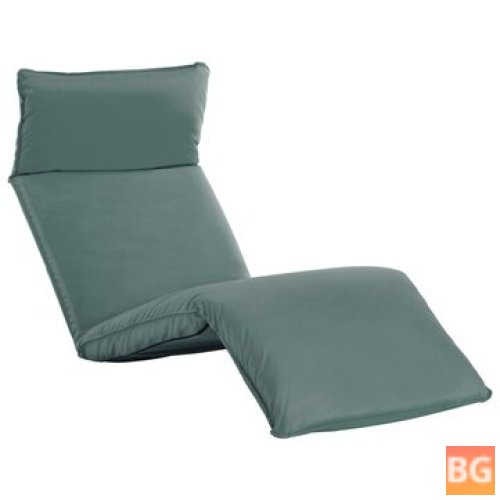 Sunlounger with Gray Fabric
