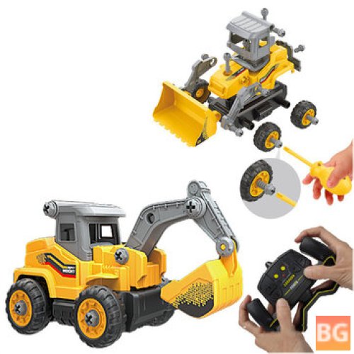 DIY RC Construction Truck Toy