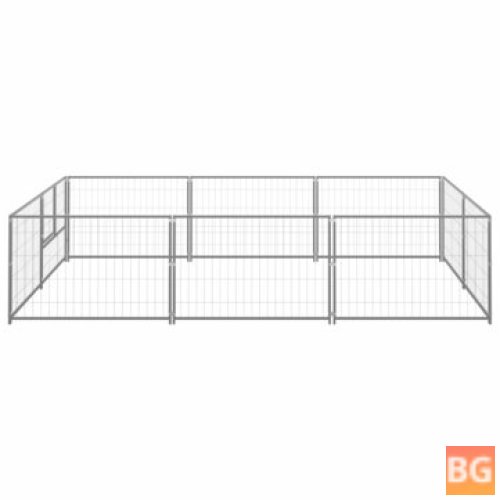 Dog Kennel Silver - 64.6 ft²