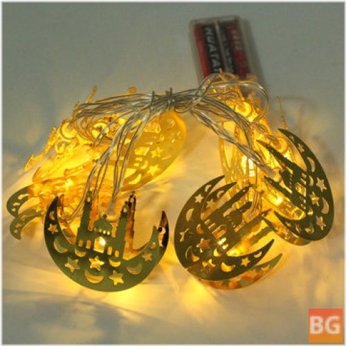 LED Christmas Tree Lamp with String Lights - 1.65M