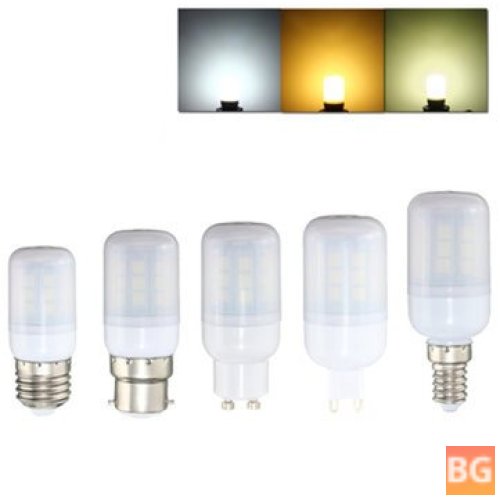 Warm White LED Cover for E27, E14, B22, G9 Bulbs