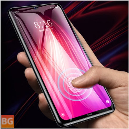 9H Curved Tempered Glass Screen Protector for Xiaomi Redmi Note 8 2021