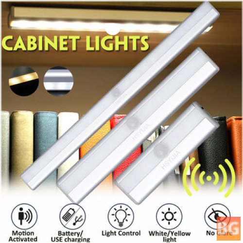 Ultra-Thin Wireless Cabinet Lights with Motion Sensor