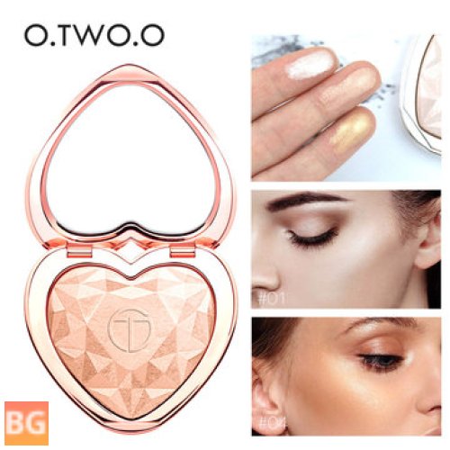 Glow Kit - Makeup Shimmer Face Body Heart Highlighter Blush Palette Illuminator Highlight Contour Golden Bronzer