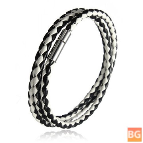 Standard Buckle Bracelet with Stainless Steel Magnetic clasp