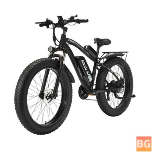 Gunaix MX02S 1000W 48V 17Ah 26 Inch Electric Bicycle - 40-50KM Mileage, 150KG Max Load, 21 Speed Electric Bike