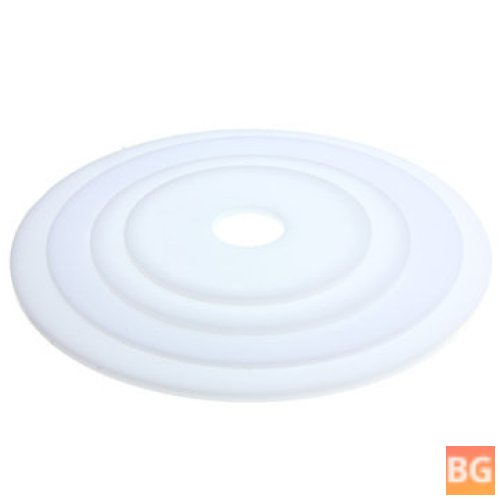 Round White Acrylic Disc - Laser Cut Plastic Circles