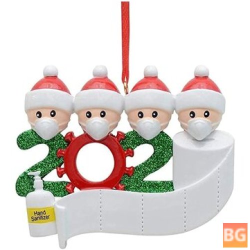 Hanging Ornament for Christmas Tree - Santa